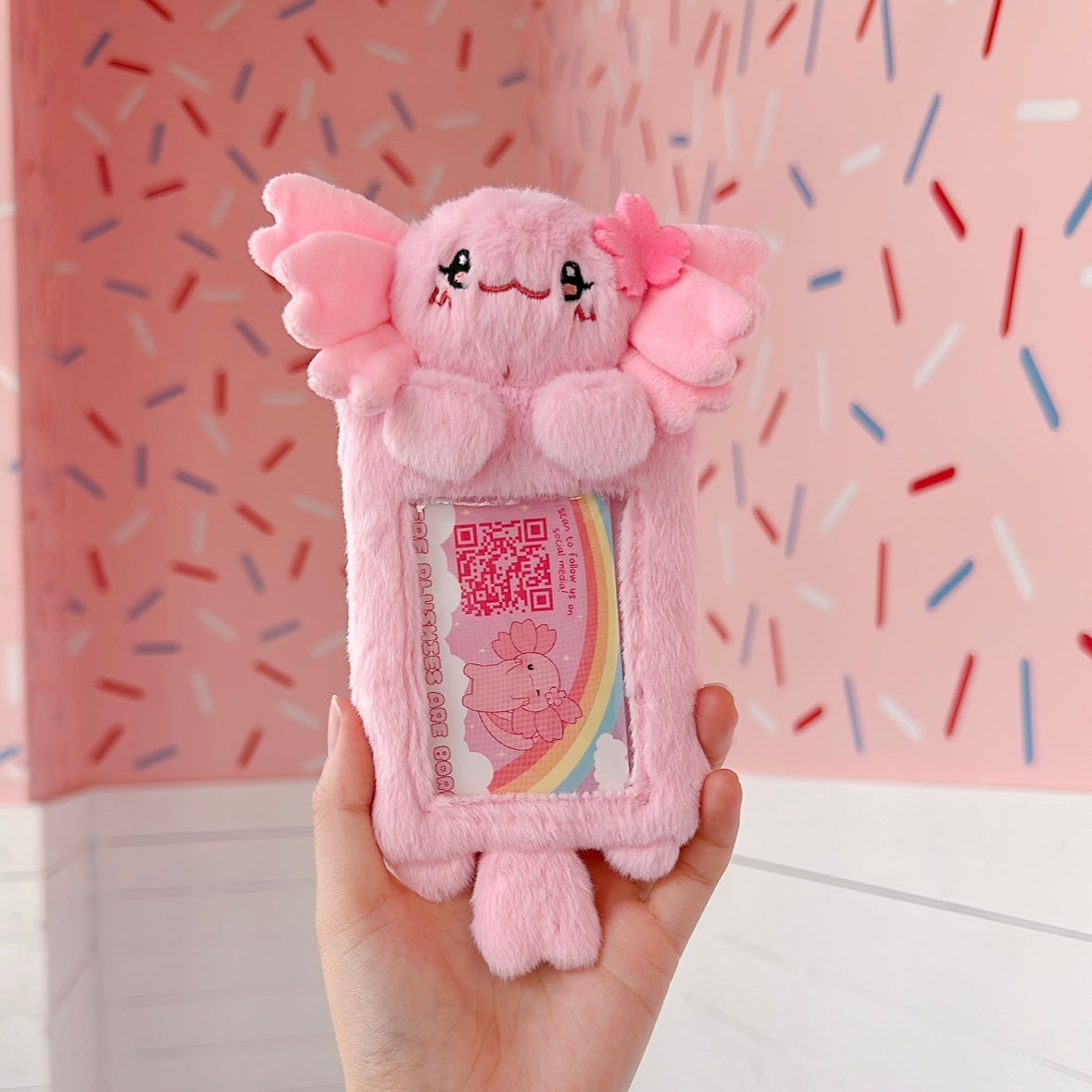 Agi the Axolotl Plush Photocard Holder – Agi Jagi Shop