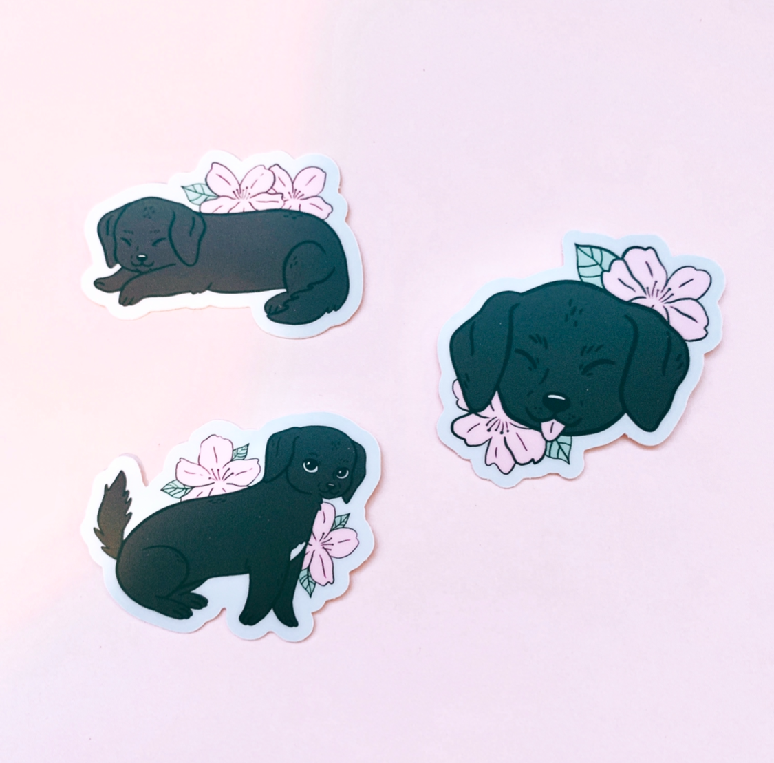 Cherry Blossom Blackie Sticker Pack